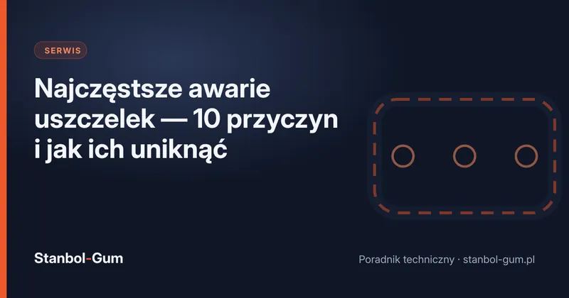 Najczęstsze awarie uszczelek — 10 przyczyn i jak ich uniknąć