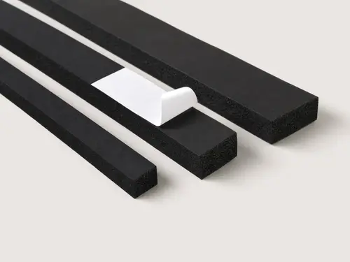 Uszczelka Mikroporowata 10 K Mm X 3 Mm Samoprzylepna Kolor Czarny EPDM