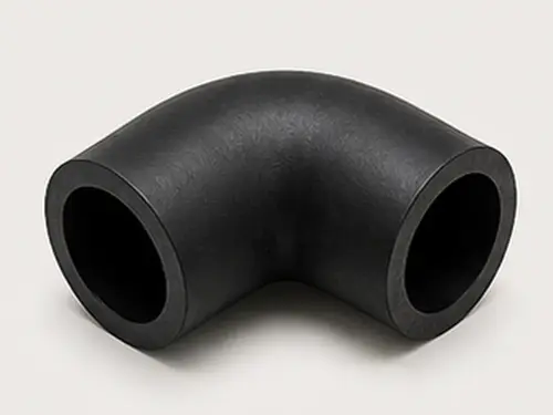Kolanko gumowe 90° fi 70 mm L210 olejoodporne NBR