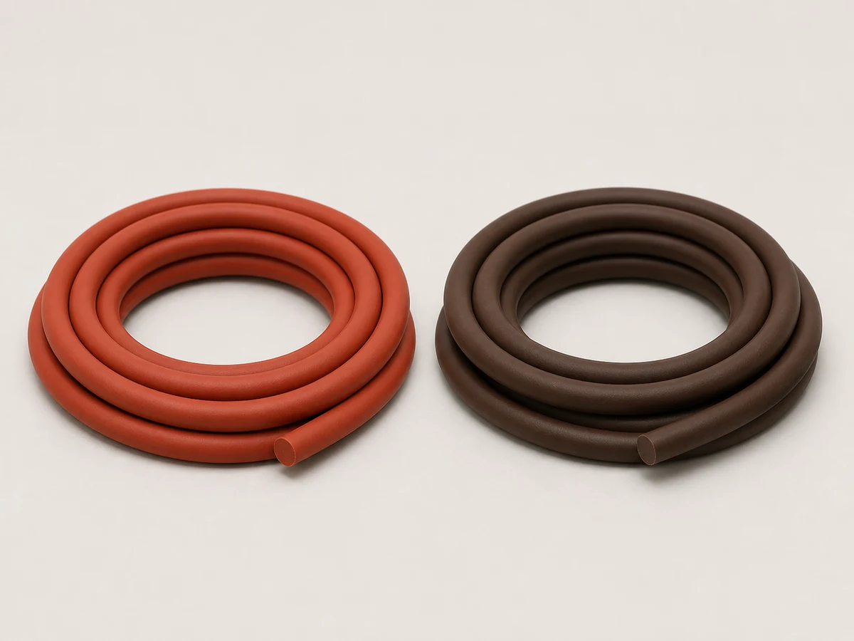 Sznur Gumowy FI 6 Silikon Red
